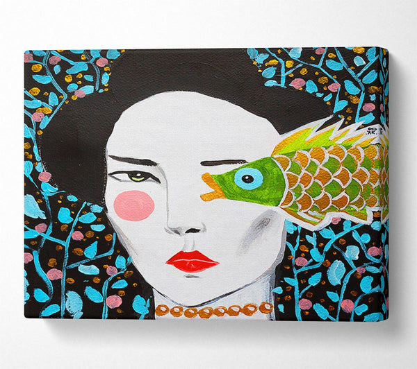 Picture of Geisha Fish Canvas Print Wall Art