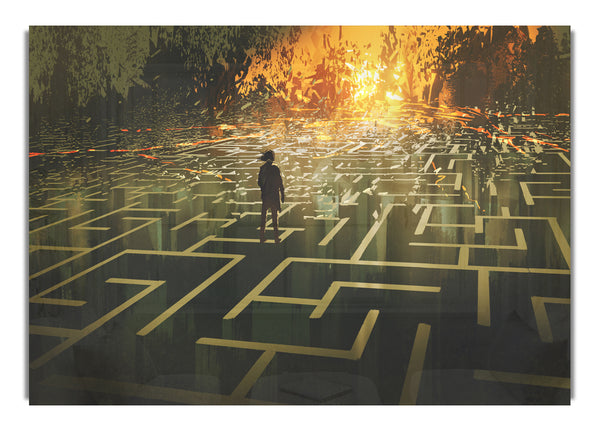 Standing On A Maze