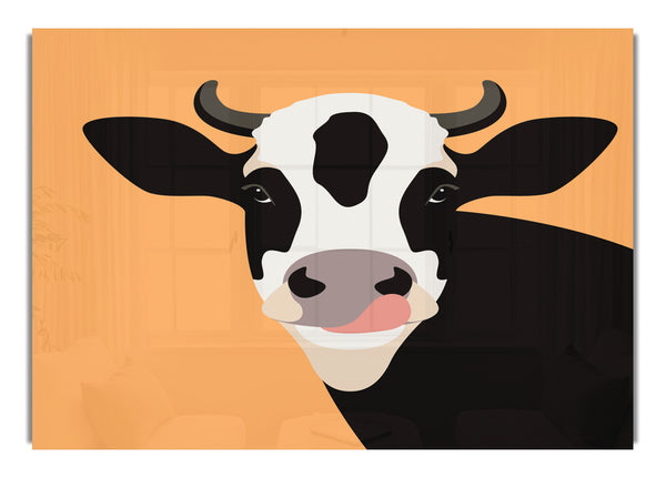 The Cow On Orange