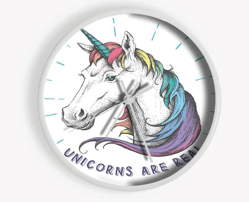 Unicorns Are Real Clock - Wallart-Direct UK