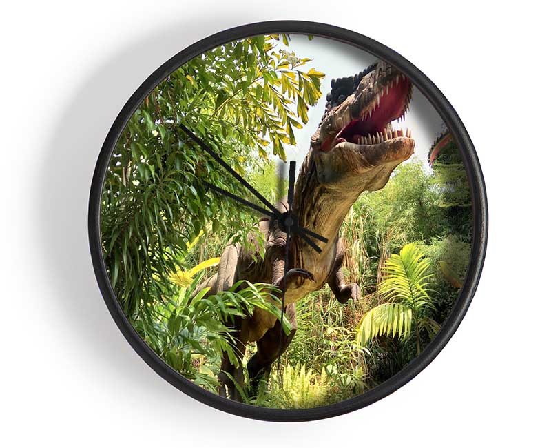 T-Rex Attack Clock - Wallart-Direct UK