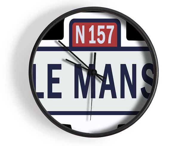 Le Mans Race Sign Clock - Wallart-Direct UK