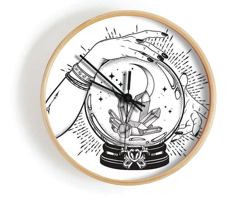 Casting A Spell Clock - Wallart-Direct UK