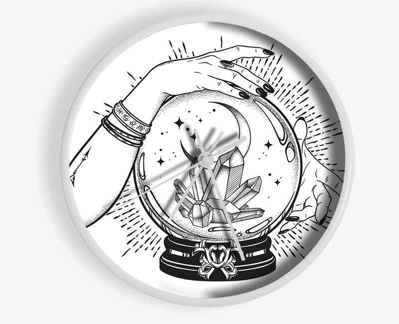 Casting A Spell Clock - Wallart-Direct UK