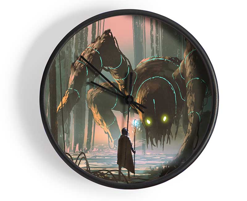 The Arachnid In The Forest Clock - Wallart-Direct UK