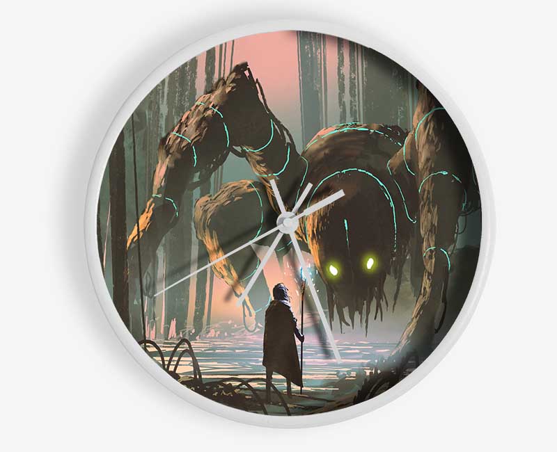 The Arachnid In The Forest Clock - Wallart-Direct UK