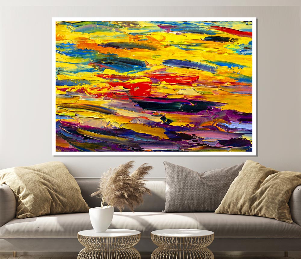 Thick Strokes Impressionism Print Poster Wall Art