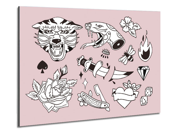 Tattoo Flash Design Dagger