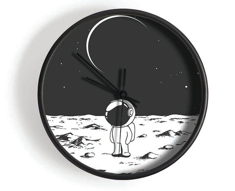 Little Space Man Clock - Wallart-Direct UK