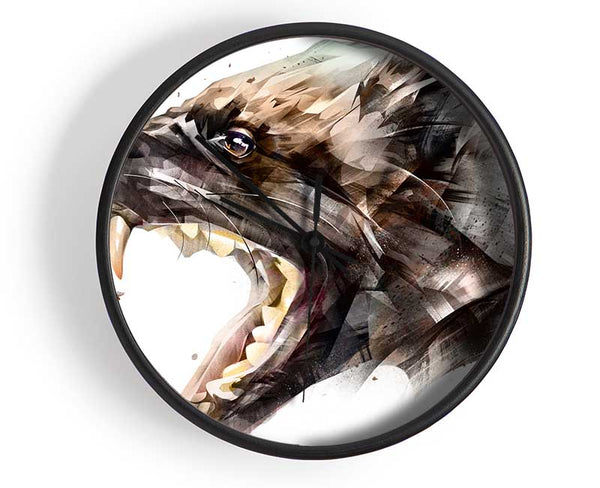 Hyena Head Clock - Wallart-Direct UK