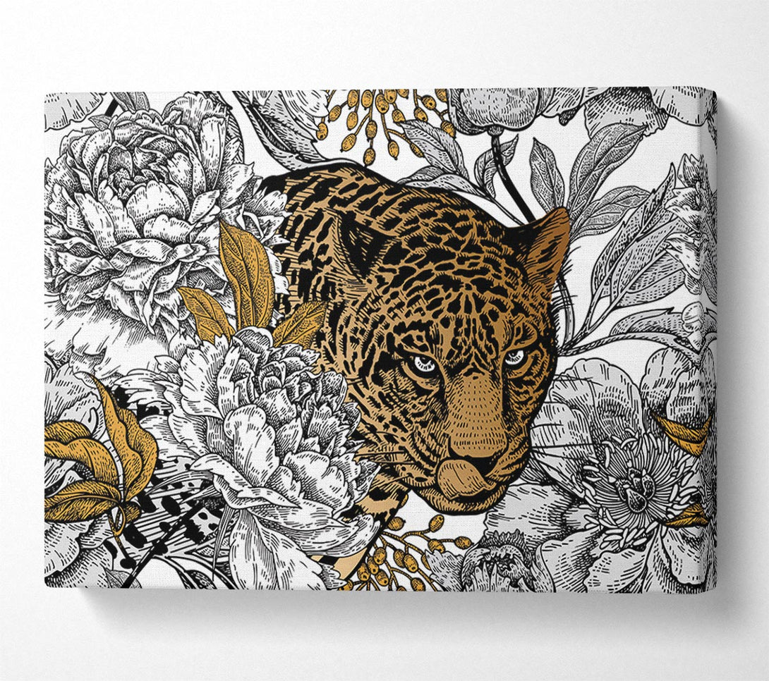 Picture of Stunning Leopard Flowers Canvas Print Wall Art