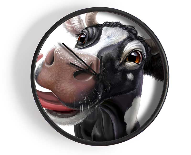 The Big Cow Lick Clock - Wallart-Direct UK