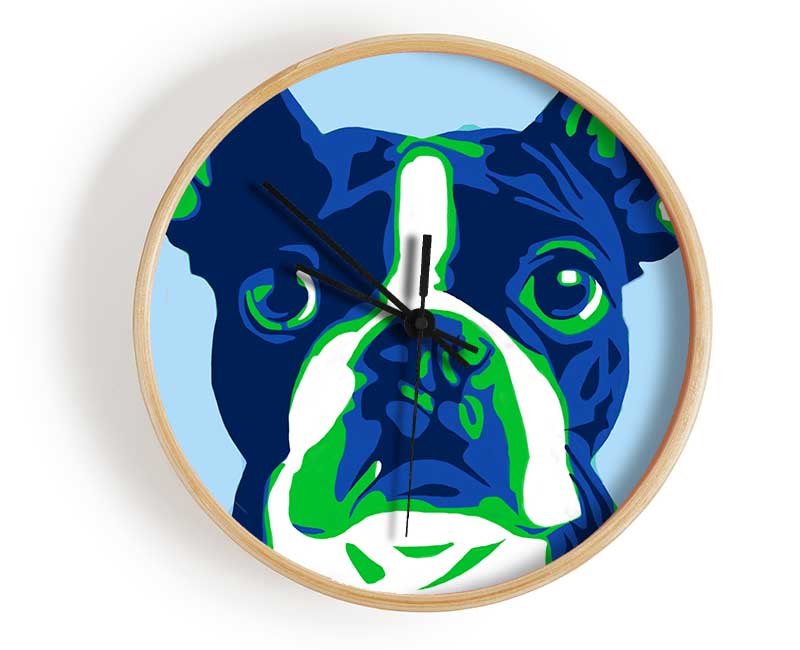 The French Bulldog Pop Art Clock - Wallart-Direct UK