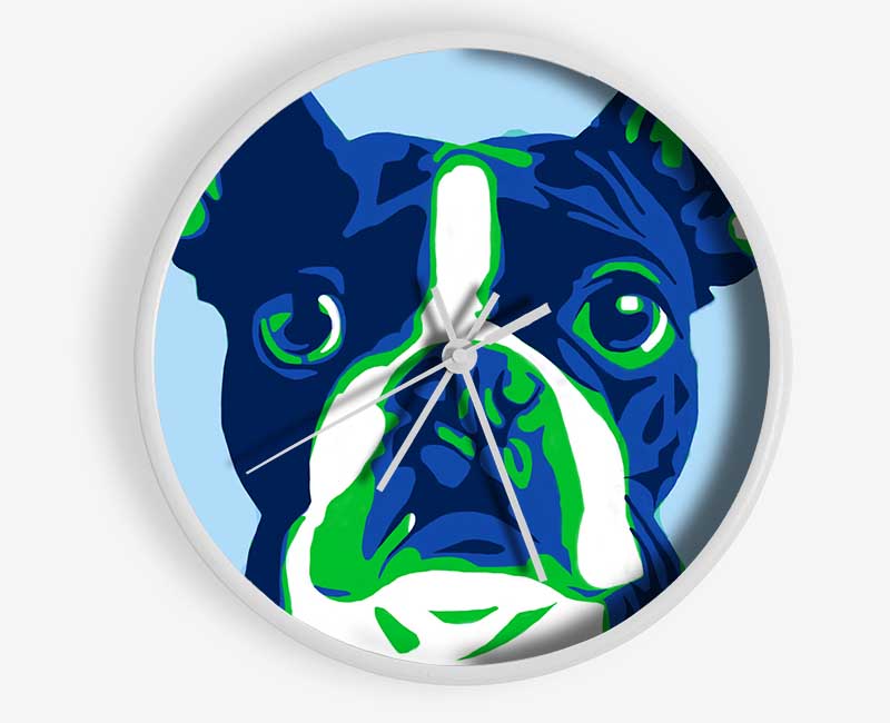 The French Bulldog Pop Art Clock - Wallart-Direct UK