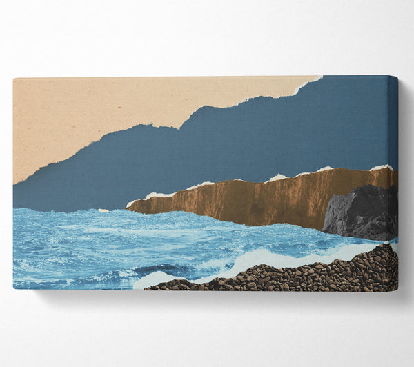 Cut Out Mountain Ocean