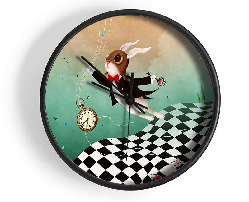 Alice In Wonderland Out Of Time Clock - Wallart-Direct UK