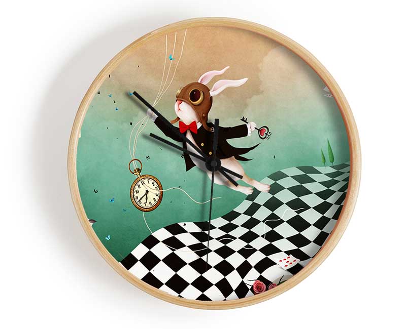 Alice In Wonderland Out Of Time Clock - Wallart-Direct UK