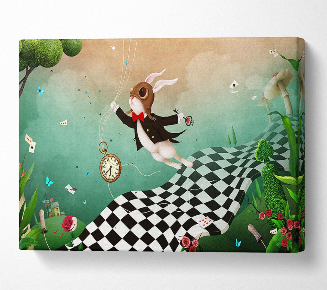 Picture of Alice In Wonderland Out Of Time Canvas Print Wall Art