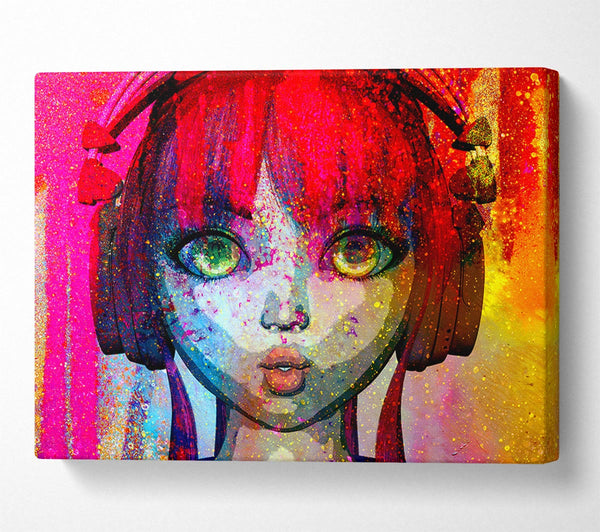 Picture of Dj Urban Woman Canvas Print Wall Art