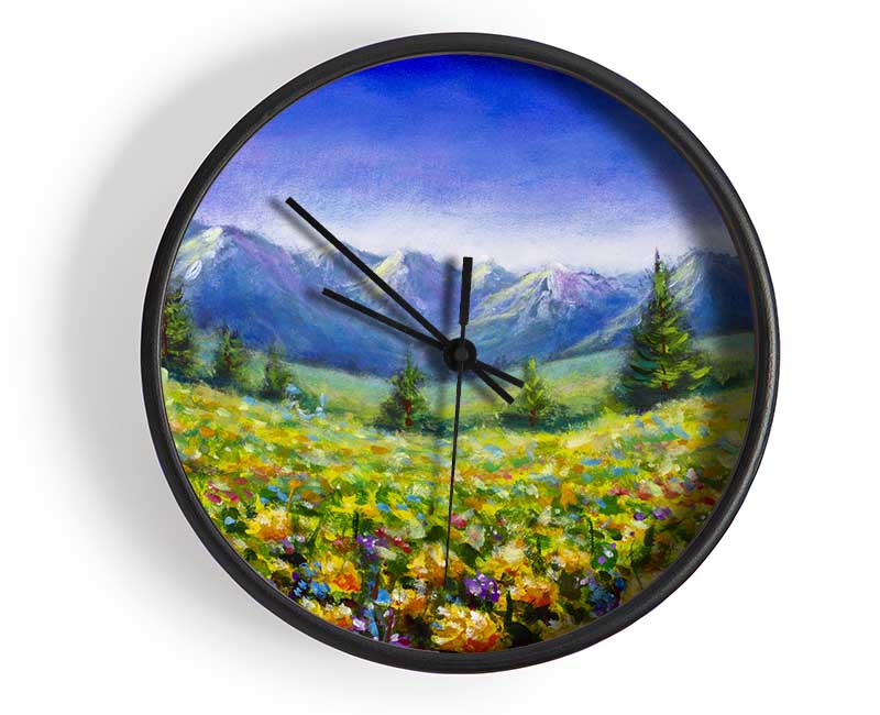 The Curve In The Landscape Clock - Wallart-Direct UK