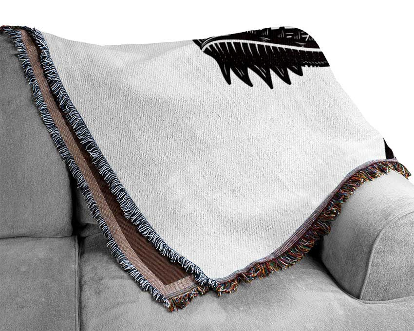 Tattoo Jaguar Woven Blanket