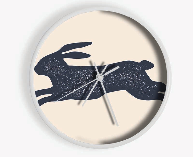 The Bouncing Hare Clock - Wallart-Direct UK