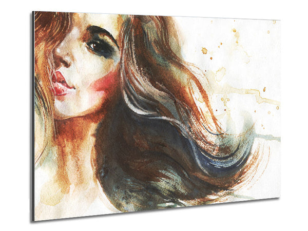 Woman Of Watercolour Beauty