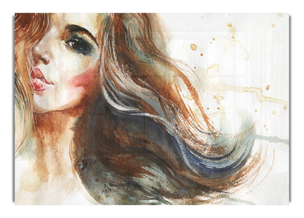 Woman Of Watercolour Beauty