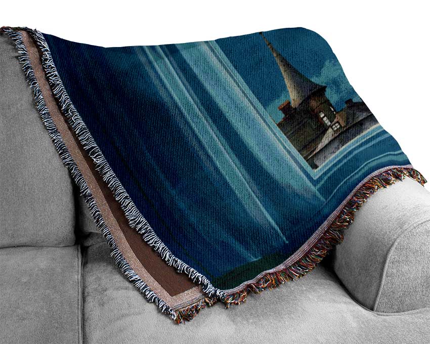 The Window To The Skies Woven Blanket