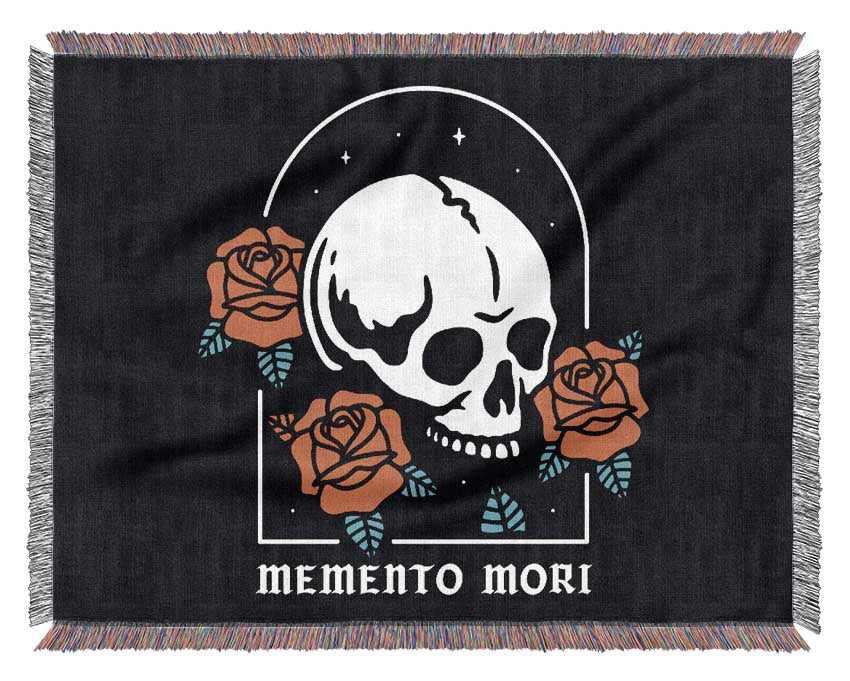 Memento Mori Woven Blanket