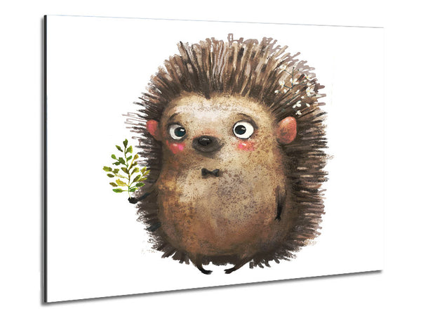 Hedgehog With Flowers