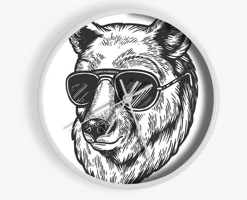 Bear Sunglasses Chill Clock - Wallart-Direct UK