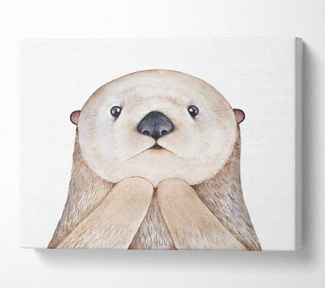 Picture of Otter Day What Canvas Print Wall Art