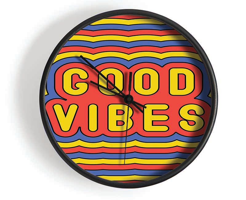 Good Vibes Clock - Wallart-Direct UK