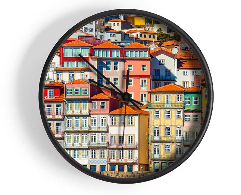 Apartments On The Coast Clock - Wallart-Direct UK