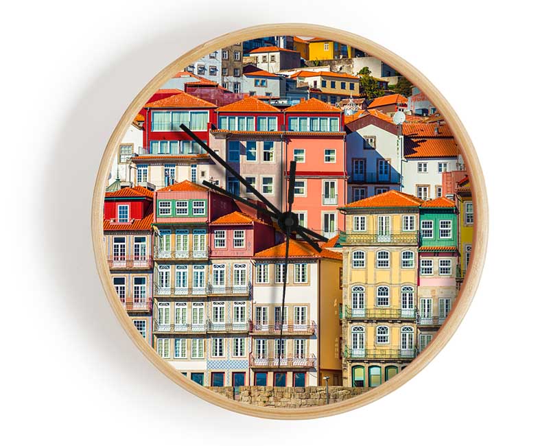 Apartments On The Coast Clock - Wallart-Direct UK