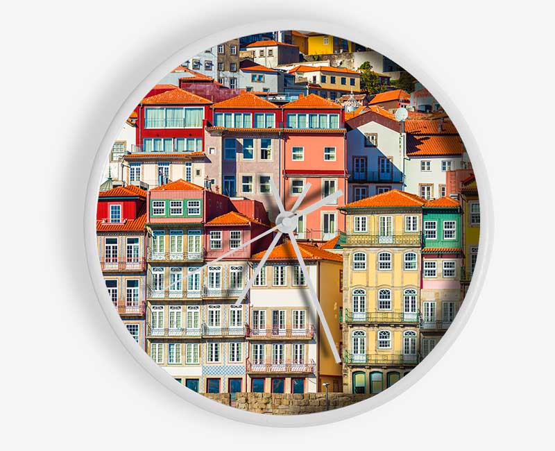 Apartments On The Coast Clock - Wallart-Direct UK