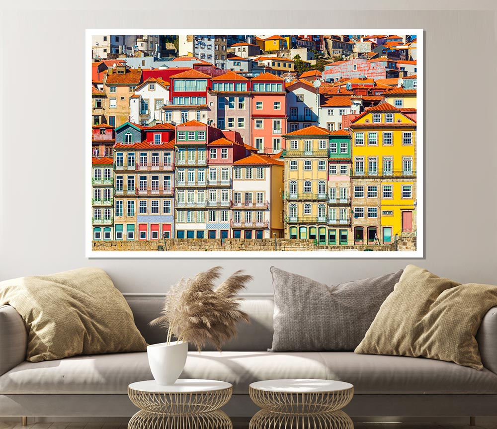 Apartments On The Coast Print Poster Wall Art