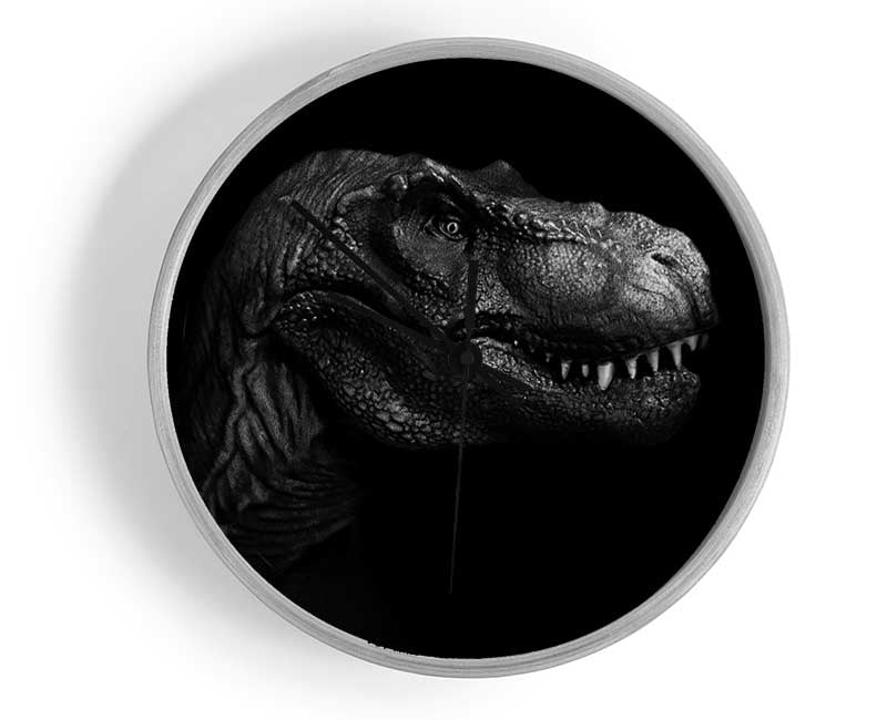 T-Rex In The Dark Clock - Wallart-Direct UK