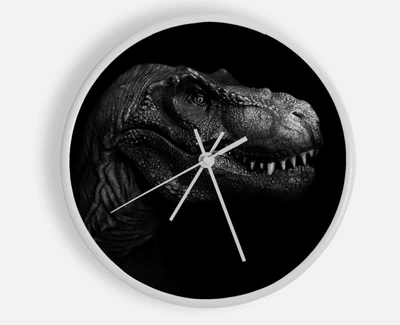 T-Rex In The Dark Clock - Wallart-Direct UK