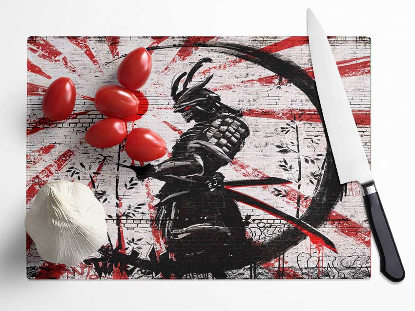 The Samurai Glass Chopping Board