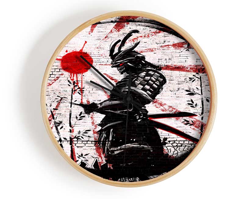 The Samurai Clock - Wallart-Direct UK