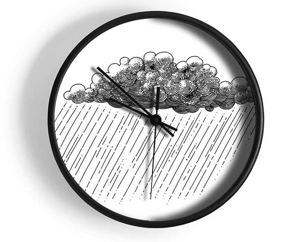 The Rainy Cloud Clock - Wallart-Direct UK