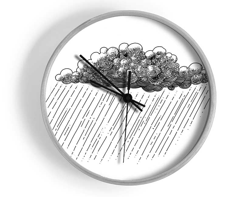 The Rainy Cloud Clock - Wallart-Direct UK