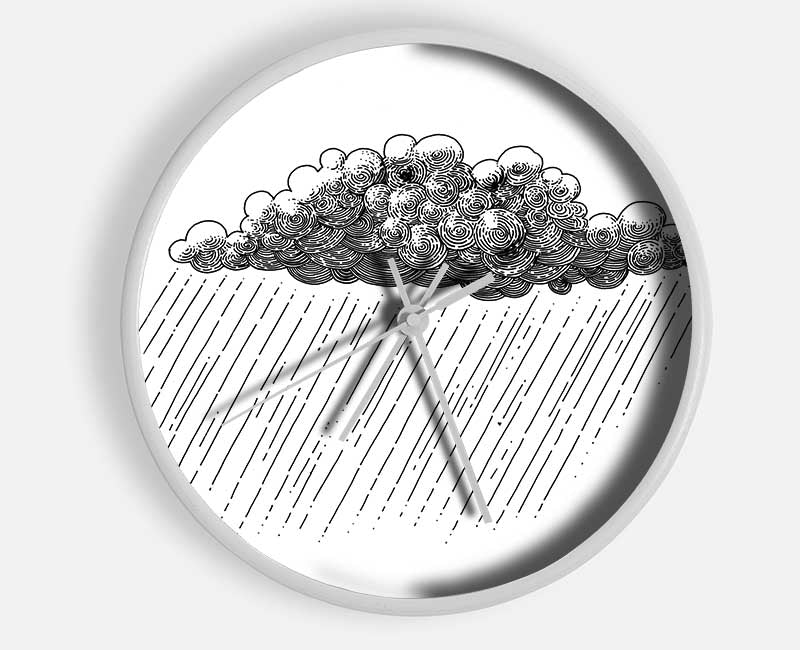 The Rainy Cloud Clock - Wallart-Direct UK