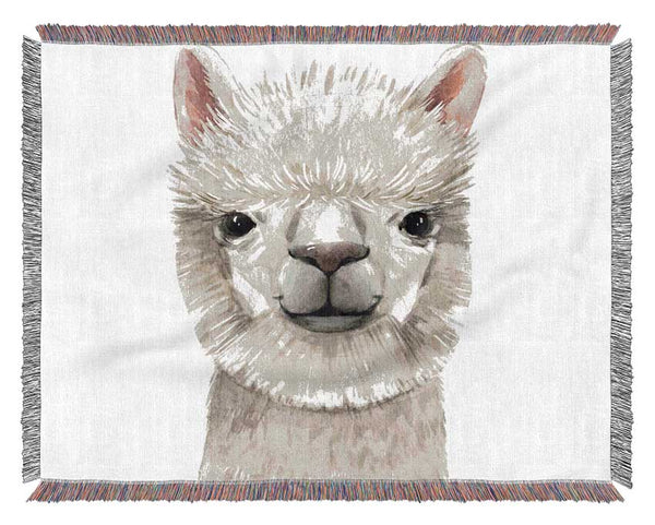 Llama Drama Woven Blanket