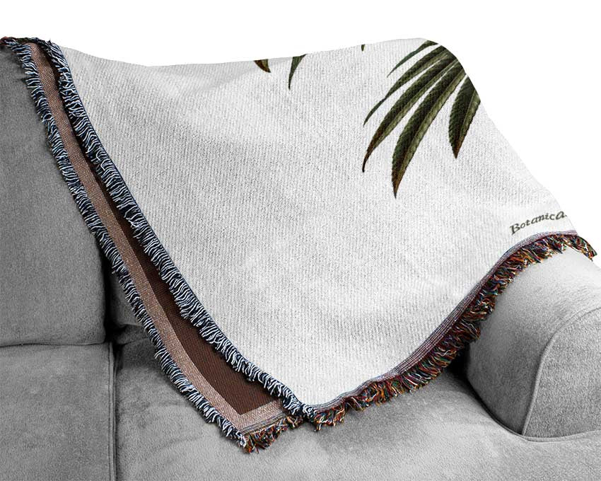 National History Botanics Woven Blanket