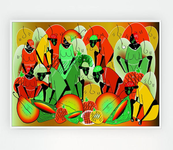 The Vibrant Tribe Print Poster Wall Art