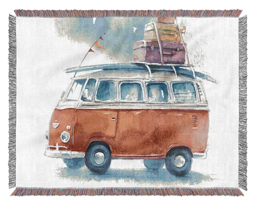 Delightful Camper Woven Blanket