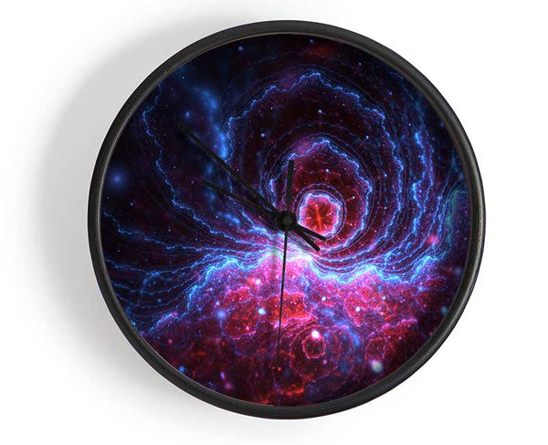 Swirl Into The Black Hole Clock - Wallart-Direct UK